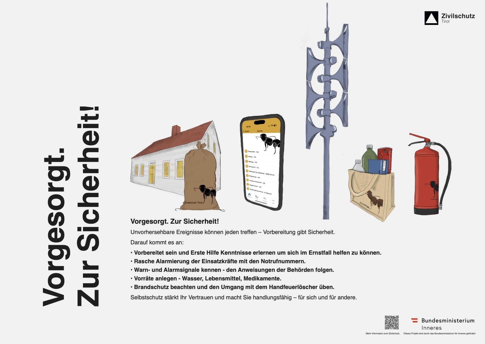 Vorgesorgt zur Sicherheit!